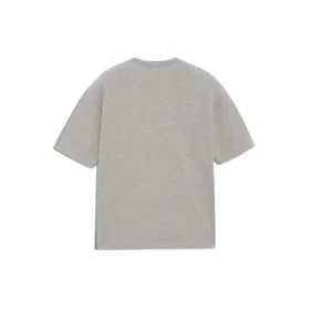 Balenciaga BB-logotryck, kortärmad grå herrtröja 544271TCV251300