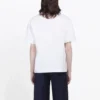 Balenciaga BB Paris-tryck, rundhalsad kortärmad retro-T-shirt för män, vit 594579TGV609000