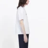 Balenciaga BB Paris-tryck, rundhalsad kortärmad retro-T-shirt för män, vit 594579TGV609000