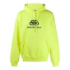 Balenciaga BB-tryck för män, gul, 583215TFV617050
