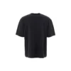 Balenciaga Circular BB Alphabet Logo kortärmad tröja för män, svart 641614TJV761000