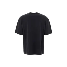Balenciaga Circular BB Alphabet Logo kortärmad tröja för män, svart 641614TJV761000