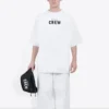 Balenciaga Crew med alfabettryck, kortärmad, vit, herr 620969TIV749040