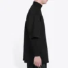 Balenciaga Crew-tröja för män med alfabettryck, kortärmad, svart 620969TIV741070