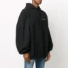 Balenciaga Dfil Sports Classic för män med alfabettryck, svart 641679TJVE51000