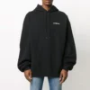 Balenciaga Dfil Sports Classic för män med alfabettryck, svart 641679TJVE51000