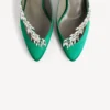 Balenciaga för dam | Manolo Blahnik-mules i gräsgrön Balenciaga för dam | Manolo Blahnik-mules i gräsgrön
