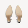 Balenciaga för dam | Manolo Blahnik-slingback i grå Plume