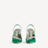 Balenciaga för dam | Manolo Blahnik-slingback i gräsgrön