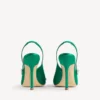 Balenciaga för dam | Manolo Blahnik-slingback i gräsgrön