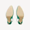 Balenciaga för dam | Manolo Blahnik-slingback i gräsgrön