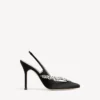 Balenciaga för dam | Manolo Blahnik-slingback i svart