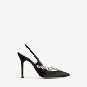 Balenciaga för dam | Manolo Blahnik-slingback i svart