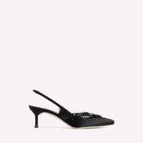 Balenciaga för dam | Manolo Blahnik-slingback i svart