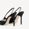 Balenciaga för dam | Manolo Blahnik-slingback i svart