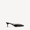 Balenciaga för damer | Manolo Blahnik-mules i svart