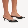 Balenciaga för damer | Manolo Blahnik-mules i svart