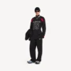 Balenciaga för herrar | NBA-samarbete: oversized långärmad T-shirt i svart/flerfärgad Balenciaga för herrar | NBA-samarbete: oversized långärmad T-shirt i svart/flerfärgad