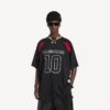 Balenciaga för herrar | Oversized T-shirt i svart/flerfärgat från NBA-samarbetet Balenciaga för herrar | Oversized T-shirt i svart/flerfärgat från NBA-samarbetet