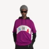 Balenciaga för herrar | Oversized T-shirt i violett från NBA-samarbetet Balenciaga för herrar | Oversized T-shirt i violett från NBA-samarbetet