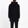 Balenciaga för män, bröstfärg: vit, svart, liten logotyp, svart, 556145TYK271000