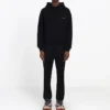 Balenciaga för män, bröstfärg: vit, svart, liten logotyp, svart, 556145TYK271000
