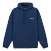 Balenciaga för män, fleecefodrad, lös passform, med huva och långa ärmar, blå 570811TJV854866