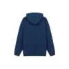 Balenciaga för män, fleecefodrad, lös passform, med huva och långa ärmar, blå 570811TJV854866