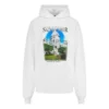 Balenciaga för män, landskapsmönster, lös passform, vit 641679TJVH99000