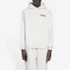 Balenciaga för män med broderat alfabetmönster i Political Campaign-stil, vit 600583TKVI99084