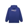 Balenciaga för män med logotryck, klassisk marinblå 600583TIV531195