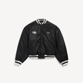 Balenciaga för män | NBA-samarbetsjacka i svart