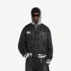 Balenciaga för män | NBA-samarbetsjacka i svart