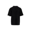 Balenciaga för män, oversize med logotryck, retro-stil, axelrem, korta ärmar, svart 620969TIVA11000