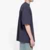 Balenciaga för män, Political Campaign-tryck, kortärmad, marinblå 570803TAV444128