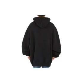 Balenciaga för män, svart med slogan-tryck, svart 641679TJV771000