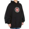 Balenciaga för män, svart med slogan-tryck, svart 641679TJV771000