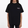 Balenciaga för män, tryckt version, kortärmad, svart 570803TAV441000