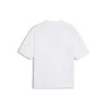 Balenciaga för män, vit med BB-logotyp, klassiskt tryck, kortärmad 570803TEV489044