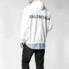 Balenciaga för män, vit med logo på ryggen 556143TAV379000