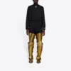 Balenciaga FW21 Alphabet långärmad sporttröja för män, svart 661749444B81077