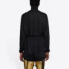 Balenciaga FW21 Alphabet långärmad sporttröja för män, svart 661749444B81077