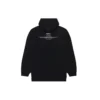 Balenciaga FW21 Boxy Loose långärmad hoodie för män, svart 651799TJV910107