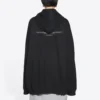 Balenciaga FW21 Boxy Loose långärmad hoodie för män, svart 651799TJV910107