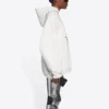 Balenciaga FW21 för män – Hi My Name Is med alfabetmönster, långärmad, vit 651799TKVF29081