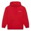Balenciaga FW21, herr, lös, med logo, huvtröja, långärmad, röd 600583TIV846540