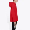 Balenciaga FW21, herr, lös, med logo, huvtröja, långärmad, röd 600583TIV846540