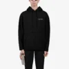 Balenciaga FW21 långärmad tröja med logotryck för män, svart 600583TIV841070