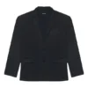 Balenciaga FW21 Retro Knit stor jacka för män, svart 662388TAV041000