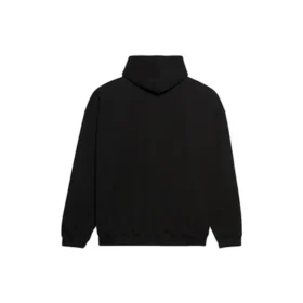 Balenciaga, herr, klassisk svart tröja med alfabettryck och lös passform 620973TIVD41000